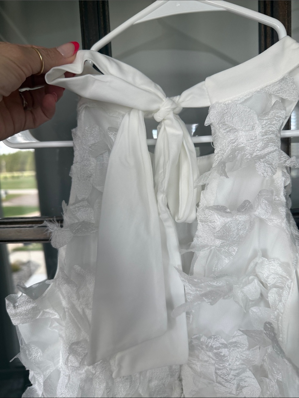 NWT Women’s Small Lulu's White Mini Dress, bachelorette dress - Picture 10 of 11